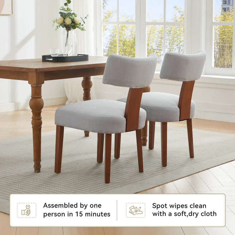 Set of 2 Dining Chairs by HouseOfZazla