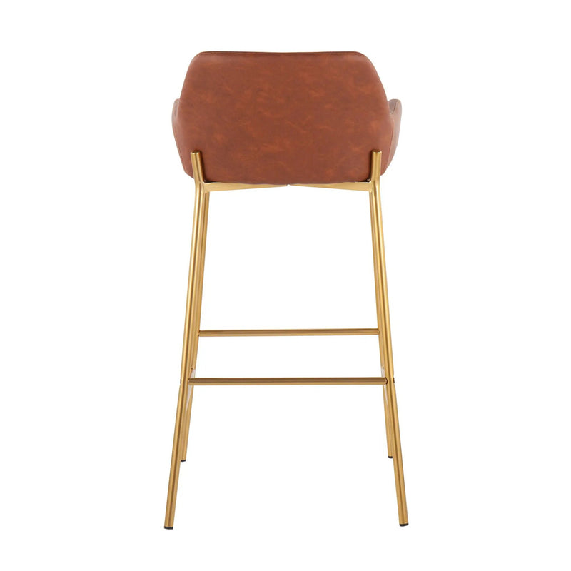 Daniella - Contemporary / Glam Fixed Height Bar Stool (Set of 2) by Unique Piece Furniture