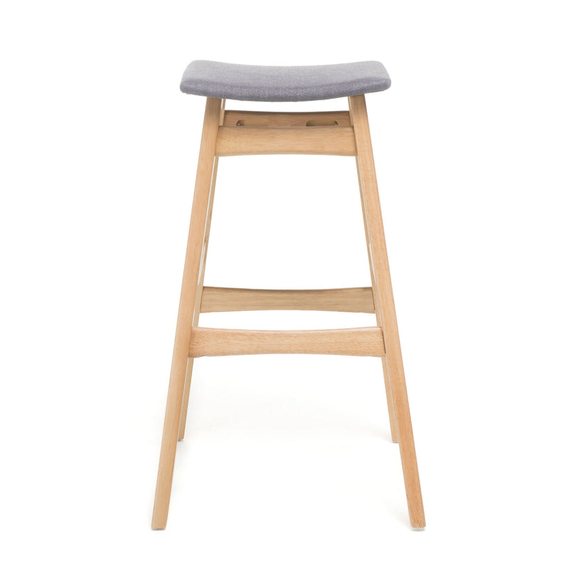 Modern Bar Stool Set With Upholstered Seating by HouseOfZazla