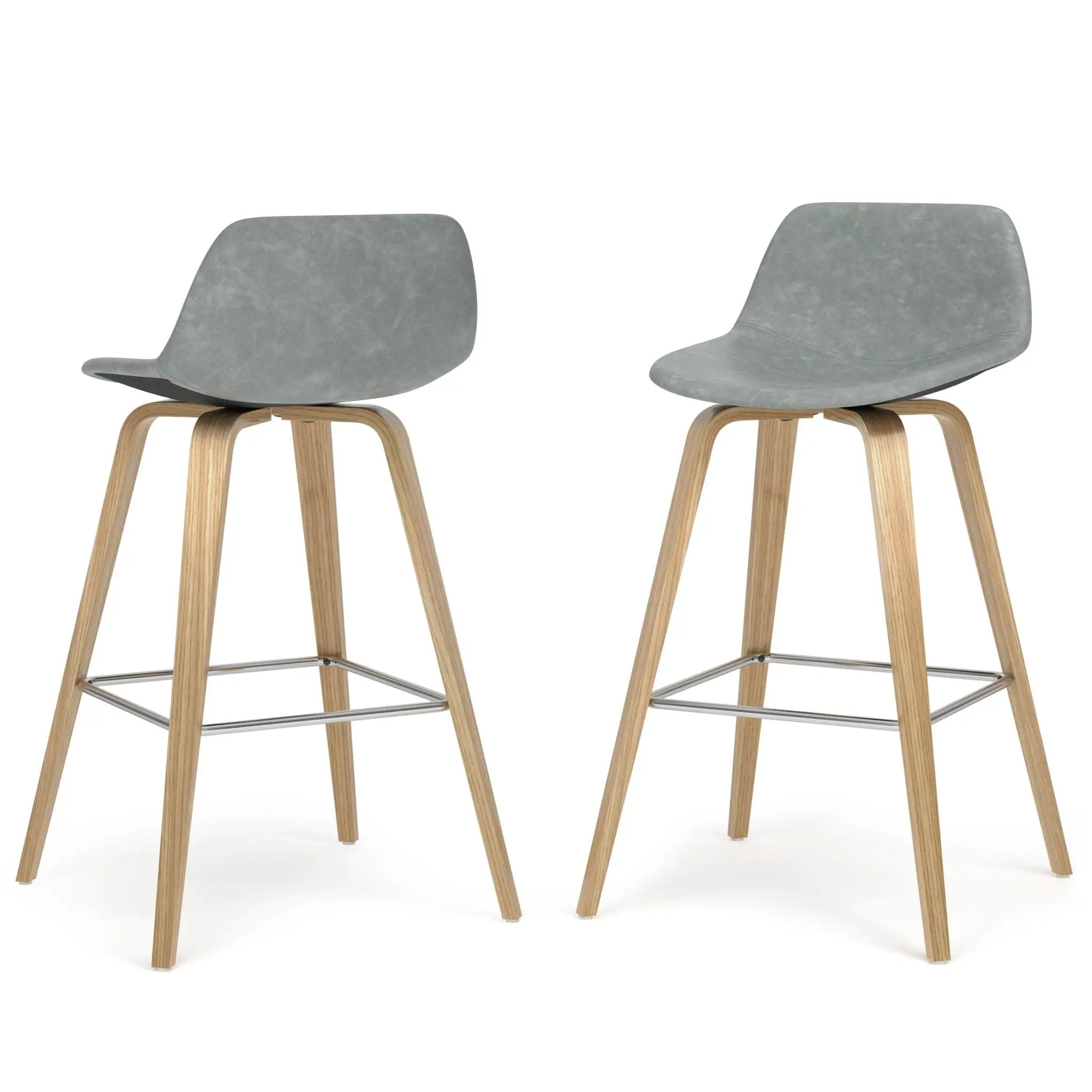Randolph Bentwood - Upholstered Counter / Bar Height Stool (Set of 2) by Unique Piece Furniture