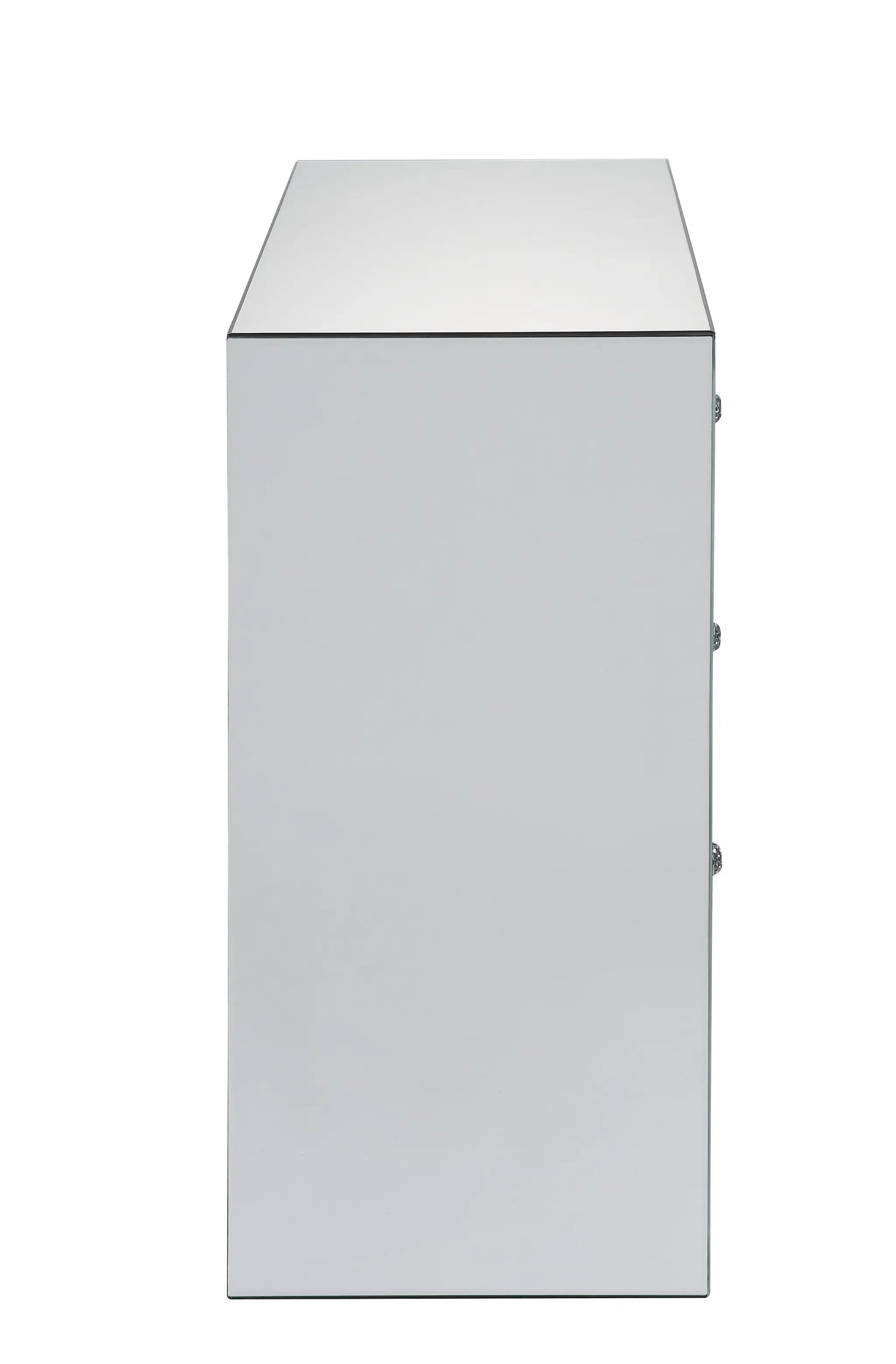 Sonia Mirrored & Faux Agate Console Cabinet (Assembled) by HouseOfZazla