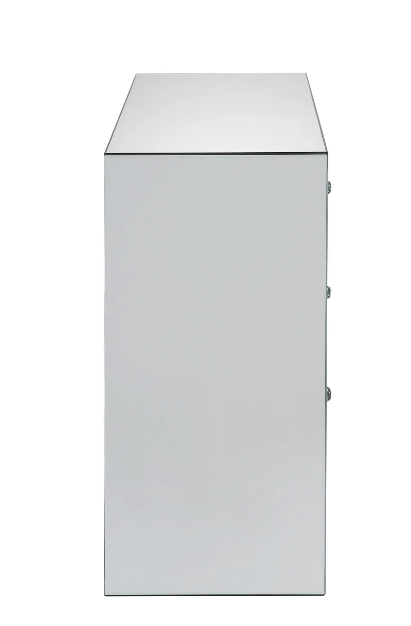Sonia Mirrored & Faux Agate Console Cabinet (Assembled) by HouseOfZazla