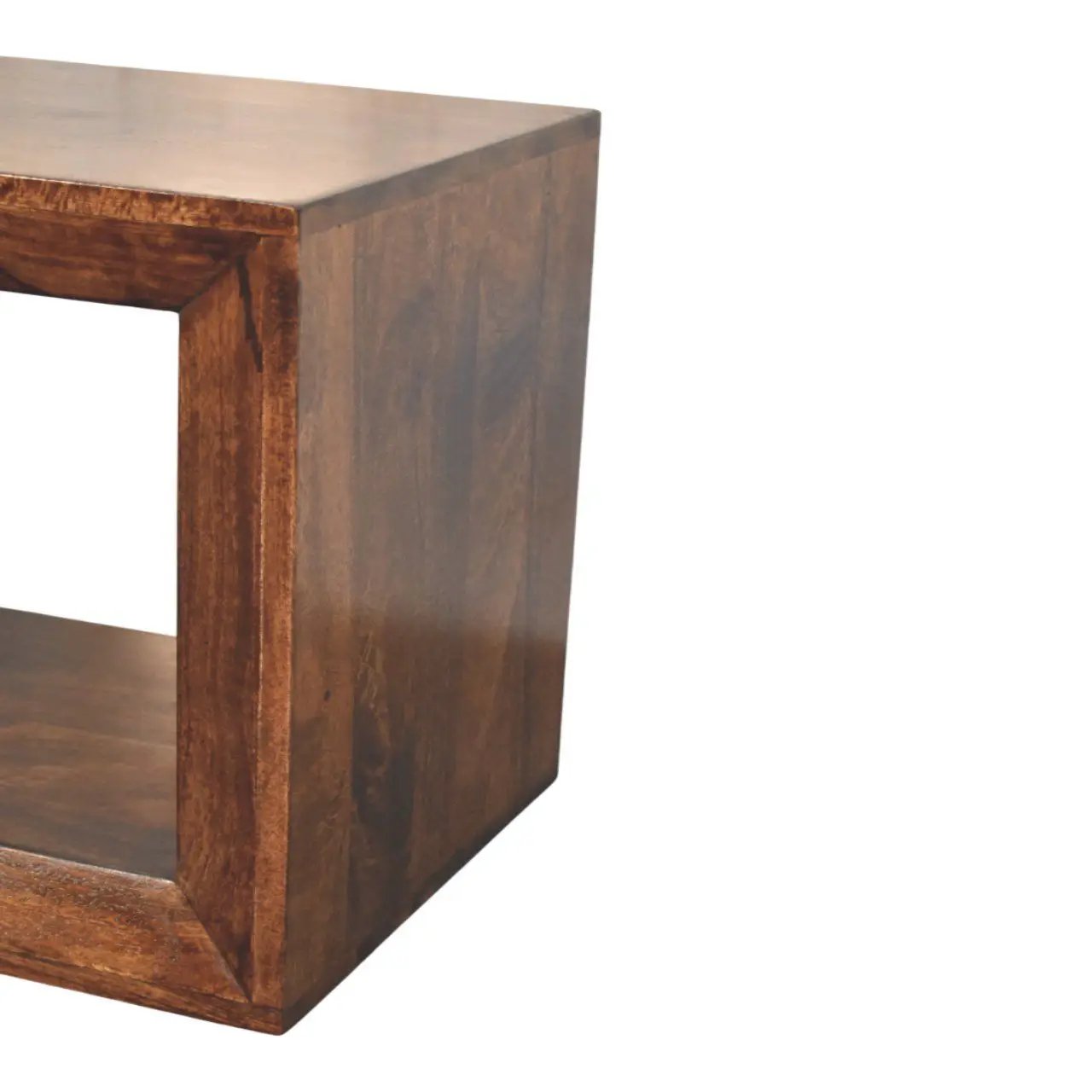 Solis - Open Side Table - Brown by HouseOfZazla