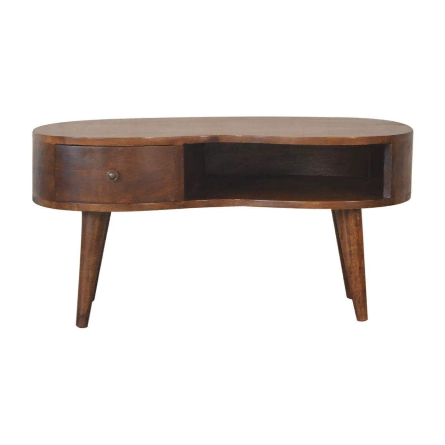 Wave Coffee Table With 1 Drawer by HouseOfZazla