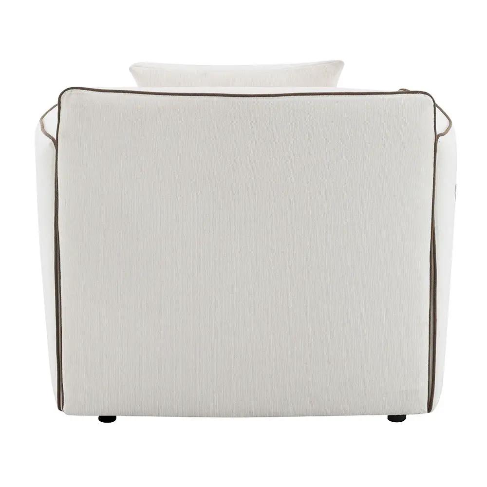 Yolanda - Chair With Pillow - Beige Chenille by Unique Piece Furniture