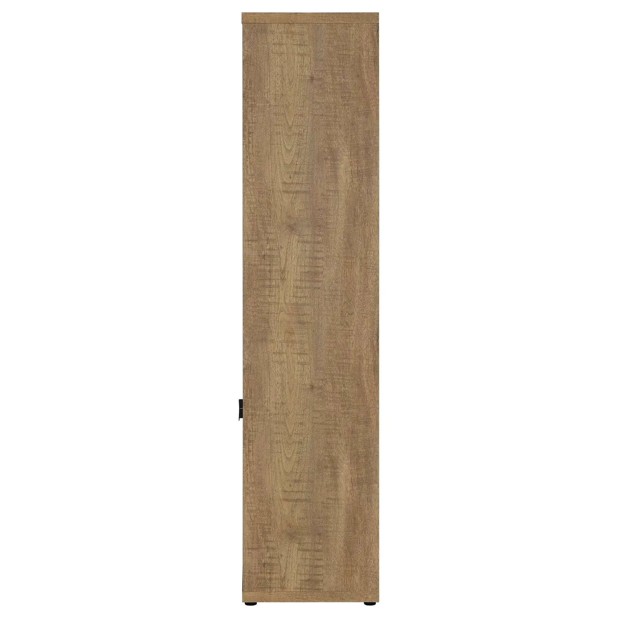 Noriega - 3 Piece TV Entertainment Center, Open & Concealed Storage - Wood by HouseOfZazla