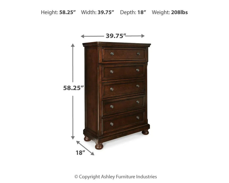 Porter - Chest - Rustic Brown by Unique Piece Furniture