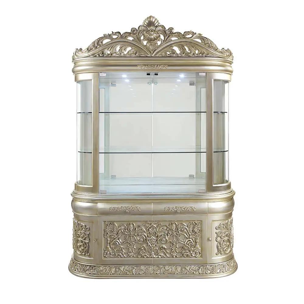Sorina - Curio - Antique Gold by Unique Piece Furniture