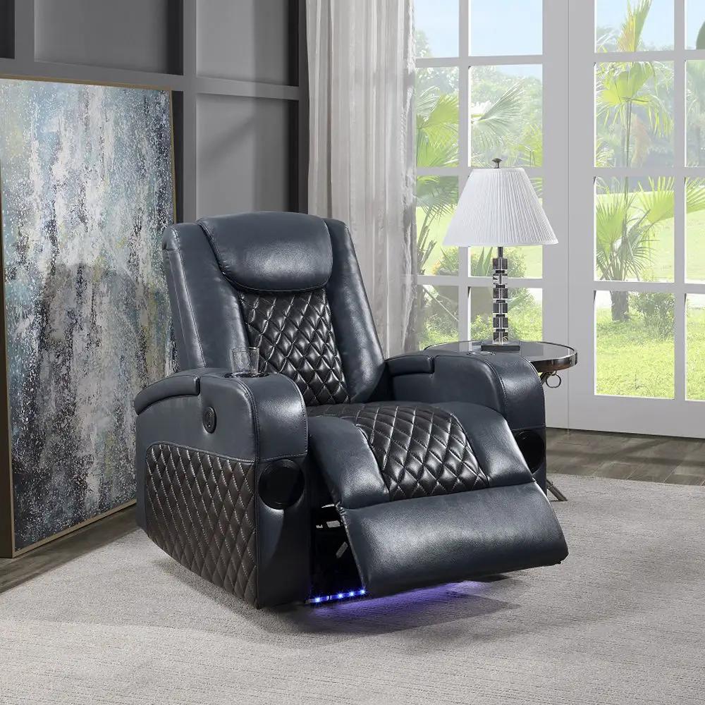 Alair - Power Motion Recliner With Bluetooth, Wireless Charger & Cupholder by Unique Piece Furniture