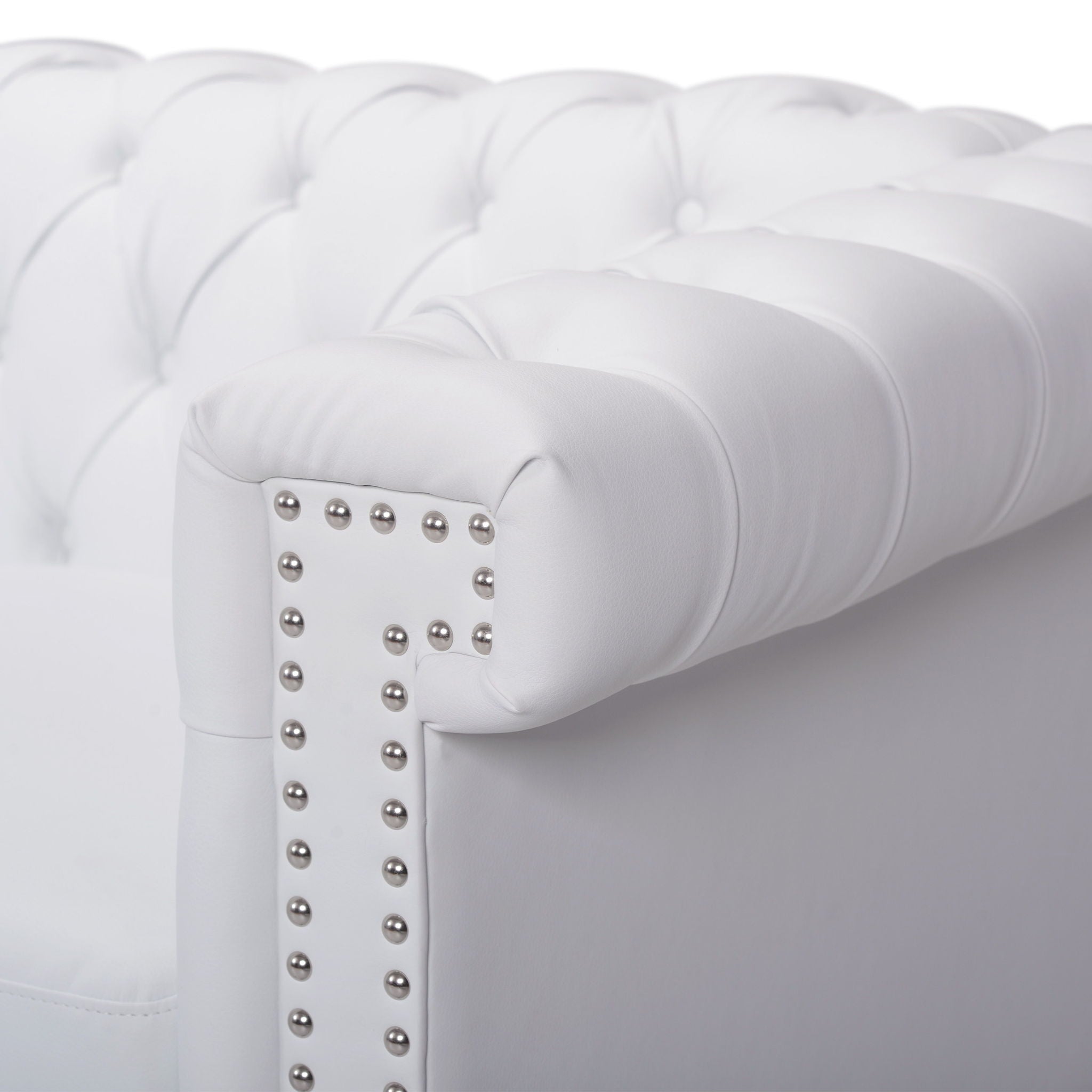 Chesterfield Style 3 Seater Sofa With Deep Button Tufting by HouseOfZazla