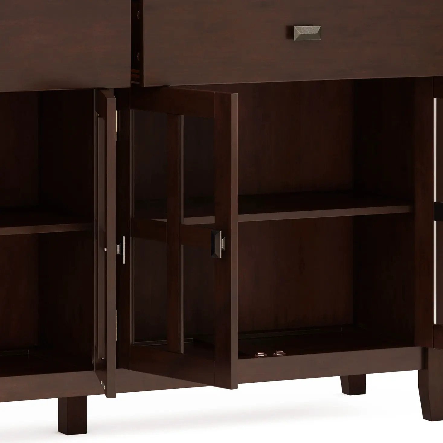 Artisan - Large 4 Door Sideboard Buffet - Russet Brown by Unique Piece Furniture