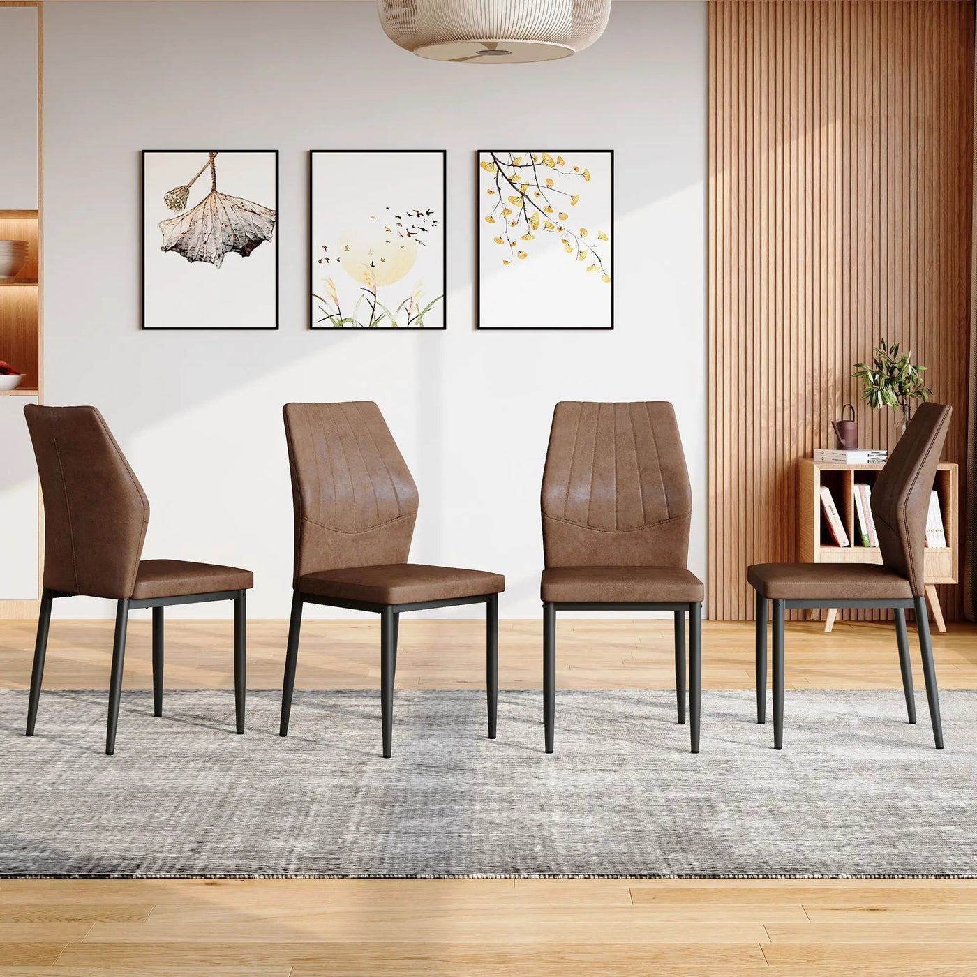 Dining Chairs With Shell Pattern, Comfort and Style by HouseOfZazla