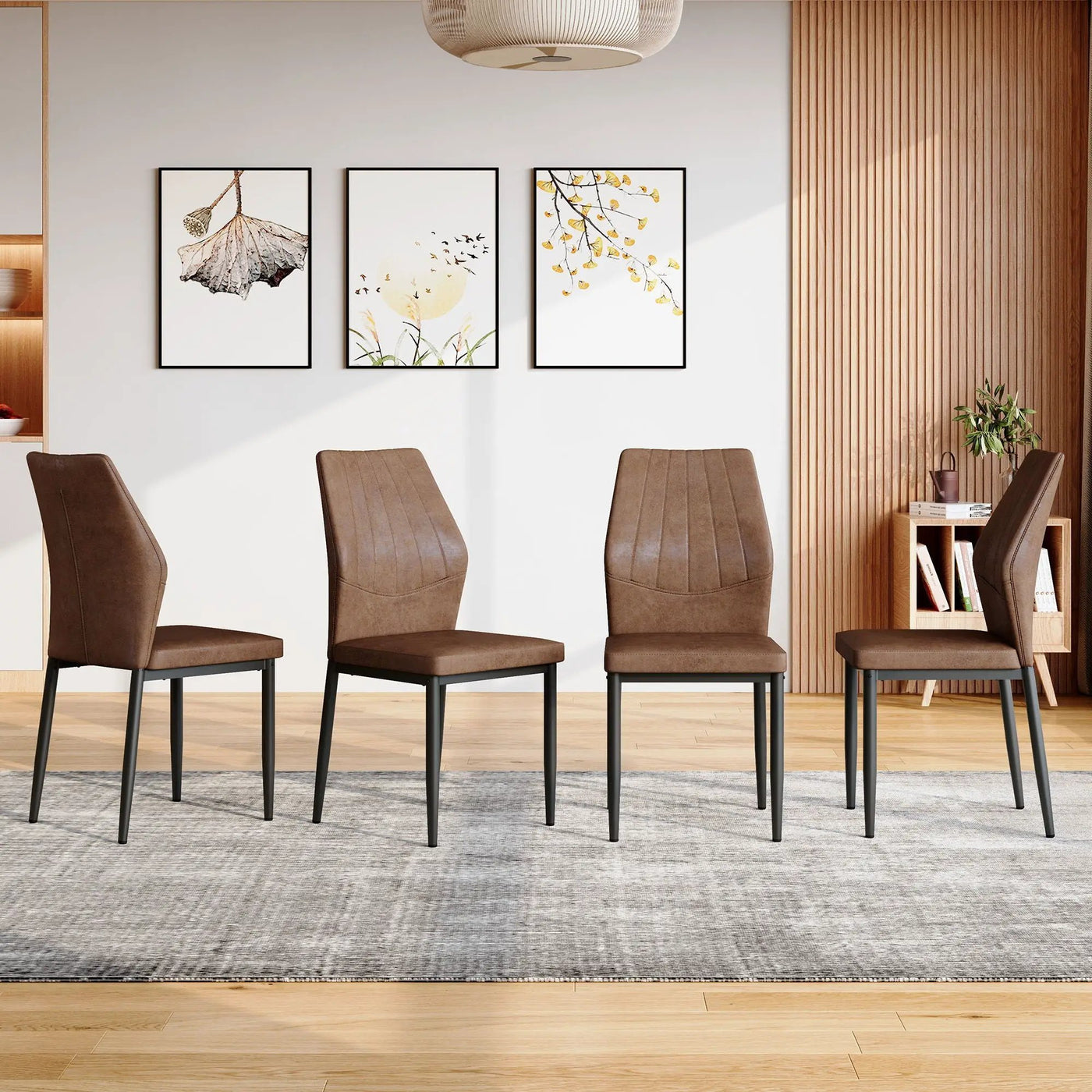 Dining Chairs With Shell Pattern, Comfort And Style by Unique Piece Furniture