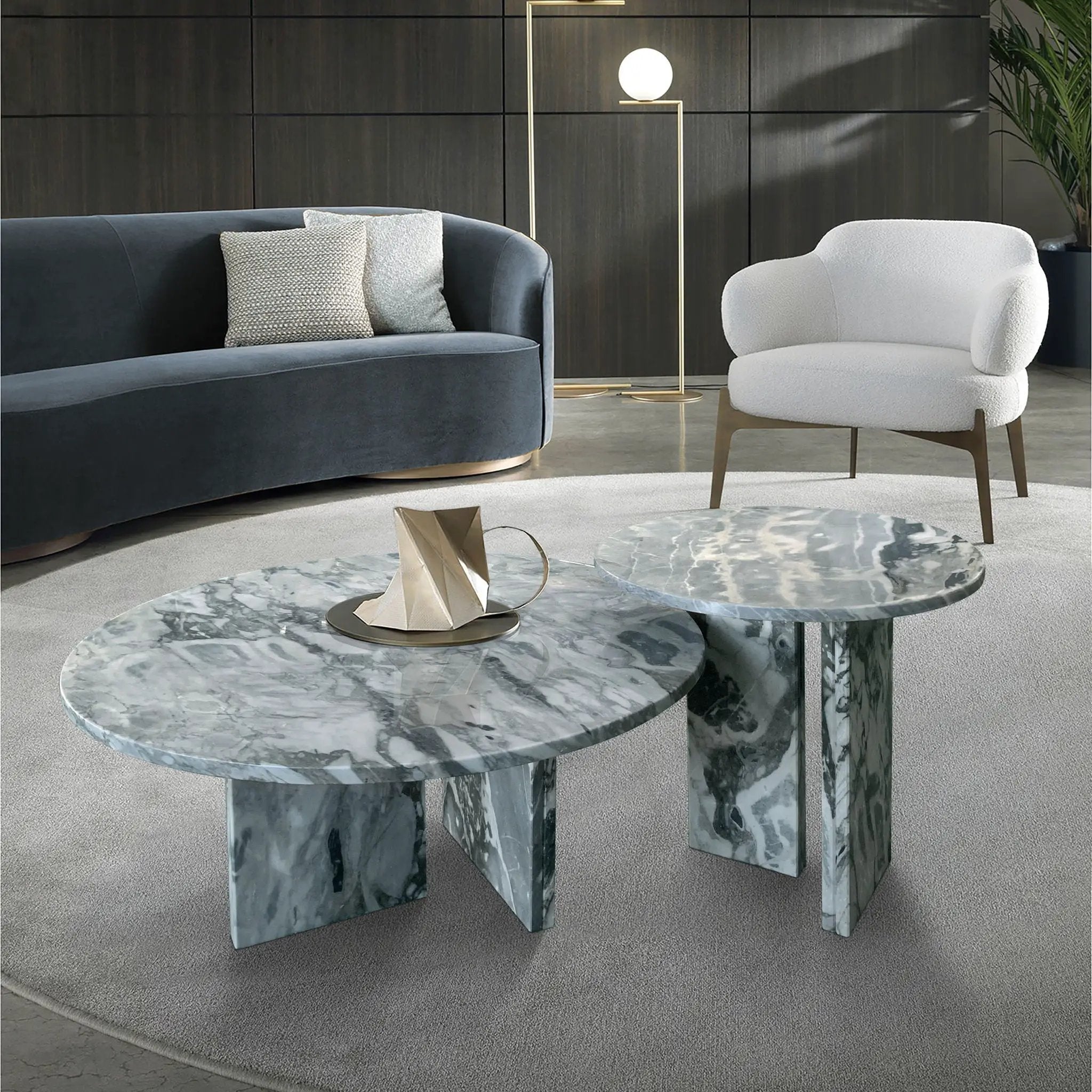 Elegant Coffee Duo Table Set by Unique Piece Furniture