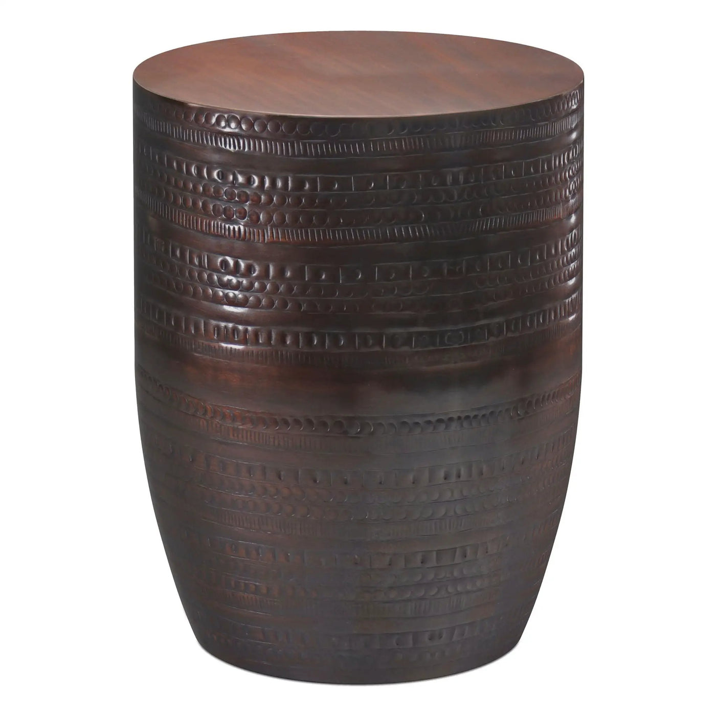 Johnsen - Handcrafted Large Metal Accent Table by Unique Piece Furniture