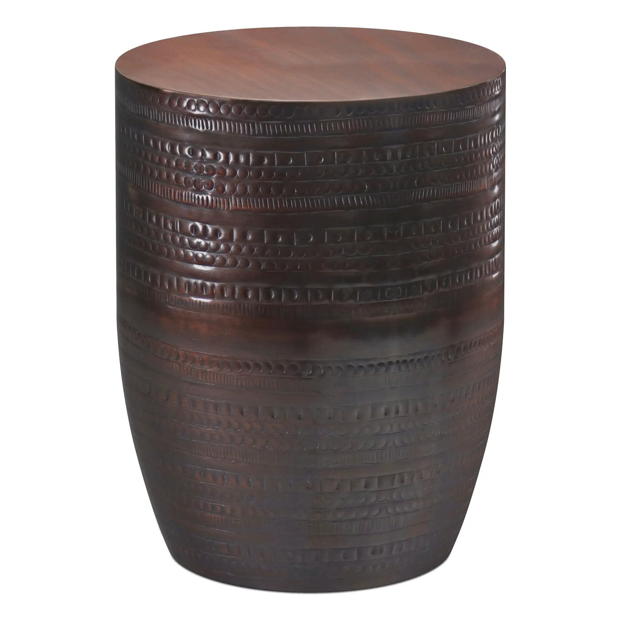 Johnsen - Handcrafted Large Metal Accent Table by Unique Piece Furniture