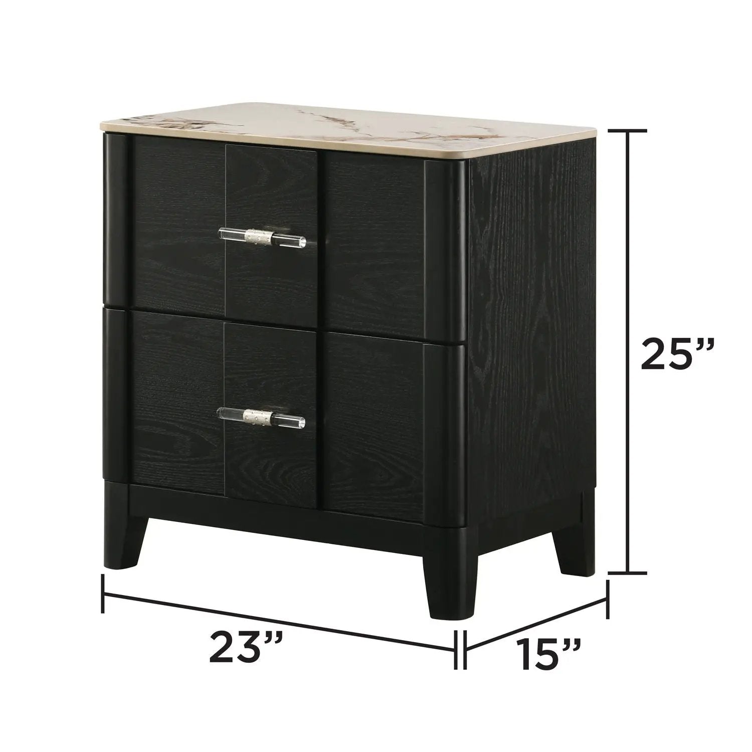 Opel - Nightstand - Black by HouseOfZazla