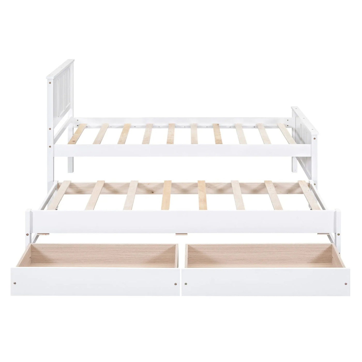 Platform Bed With Trundle And Drawers by HouseOfZazla
