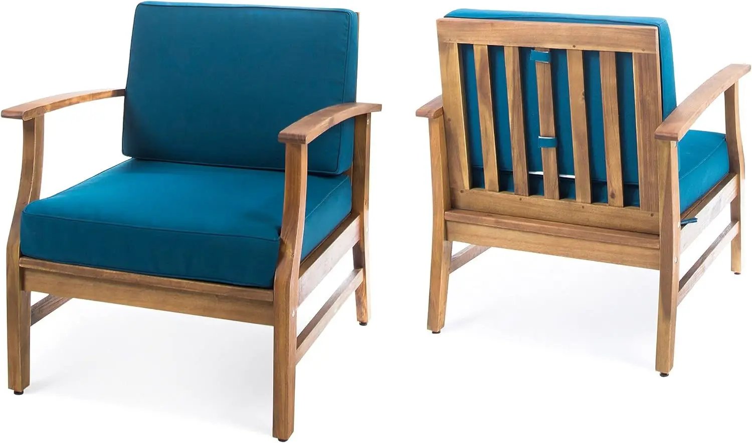 Perla Contemporary Club Chair with Water Resistant Cushion by HouseOfZazla