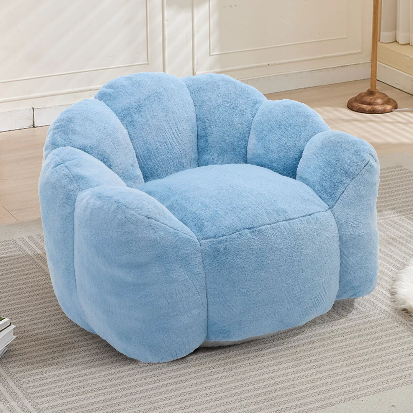 Lotus Style Compression Sofa With Pull Ring by Unique Piece Furniture