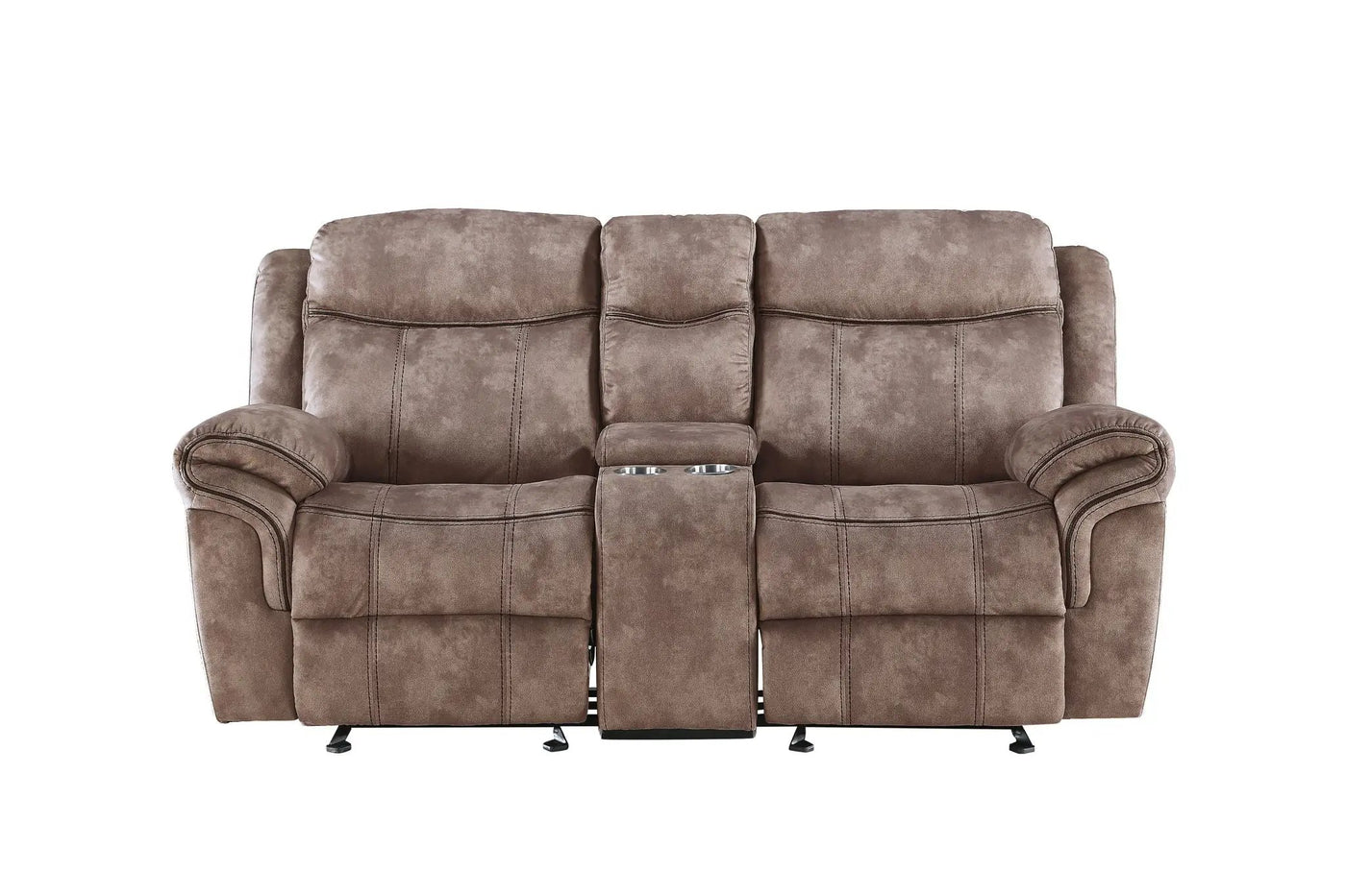 Zubaida Two Tone 3 Piece Recliner Living Room Set by HouseOfZazla