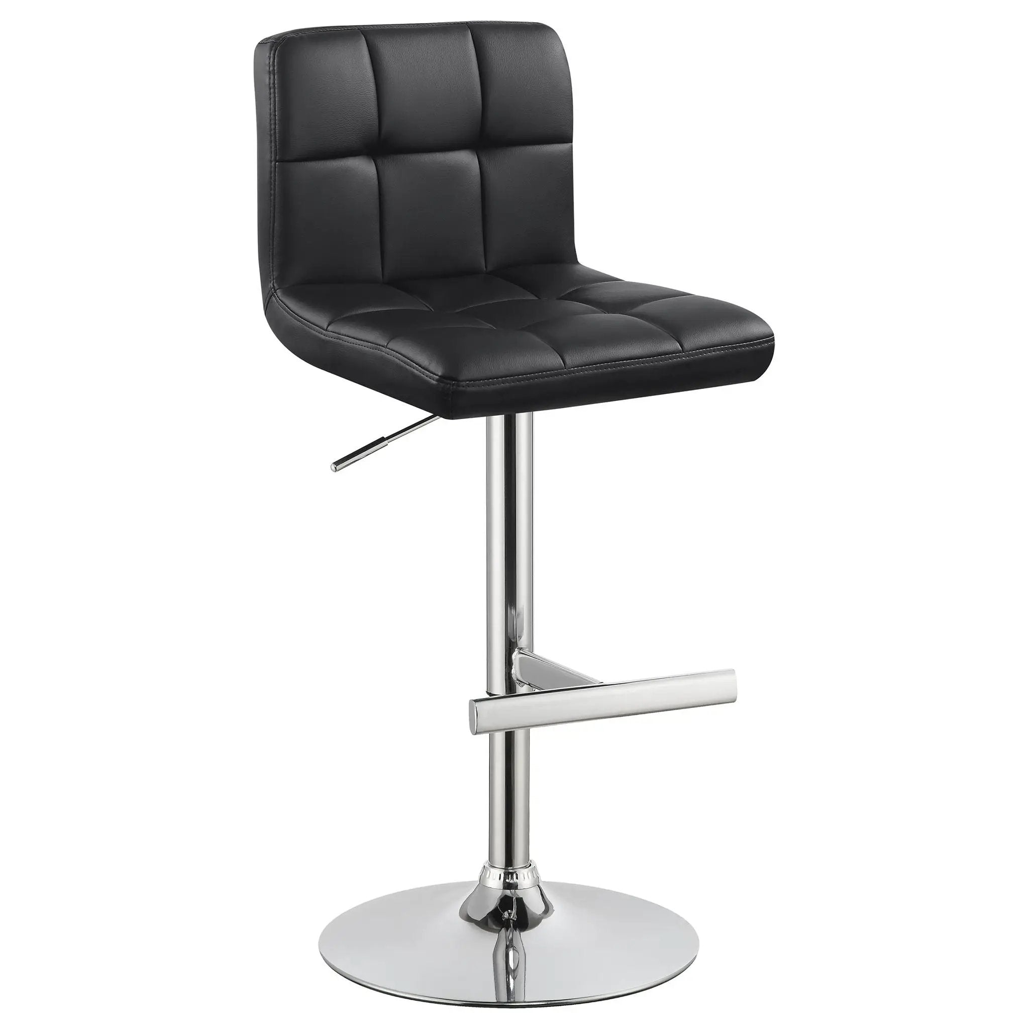 Adjustable Bar Stool (Set of 2) - Black by HouseOfZazla