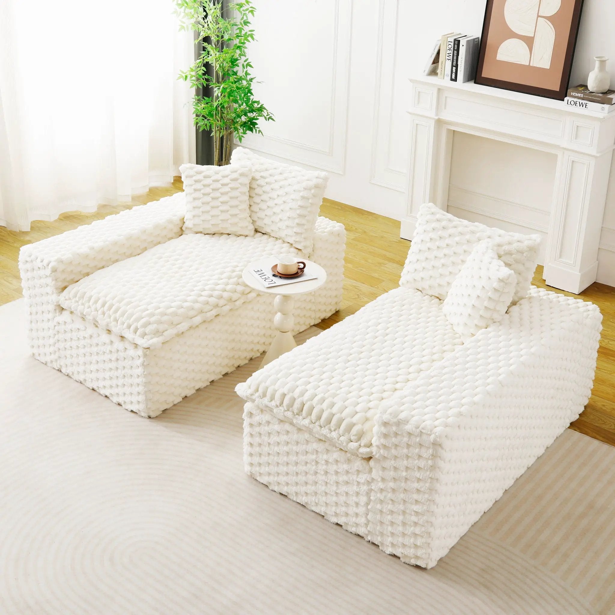 Multifunctional Sofa, Side-By-Side Or Facing Each Other by Unique Piece Furniture
