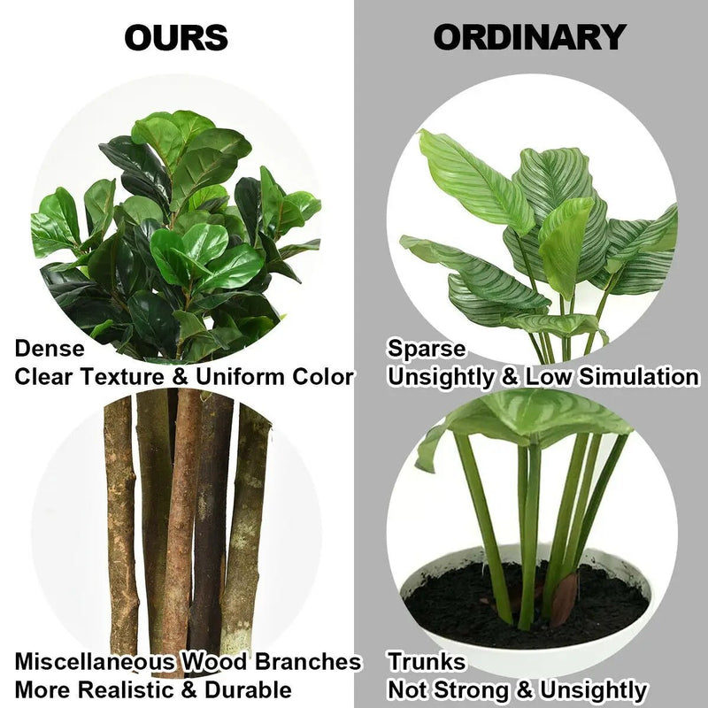 6-Feet Artificial Indoor-Outdoor Home Decorative Planter by DirectDeals