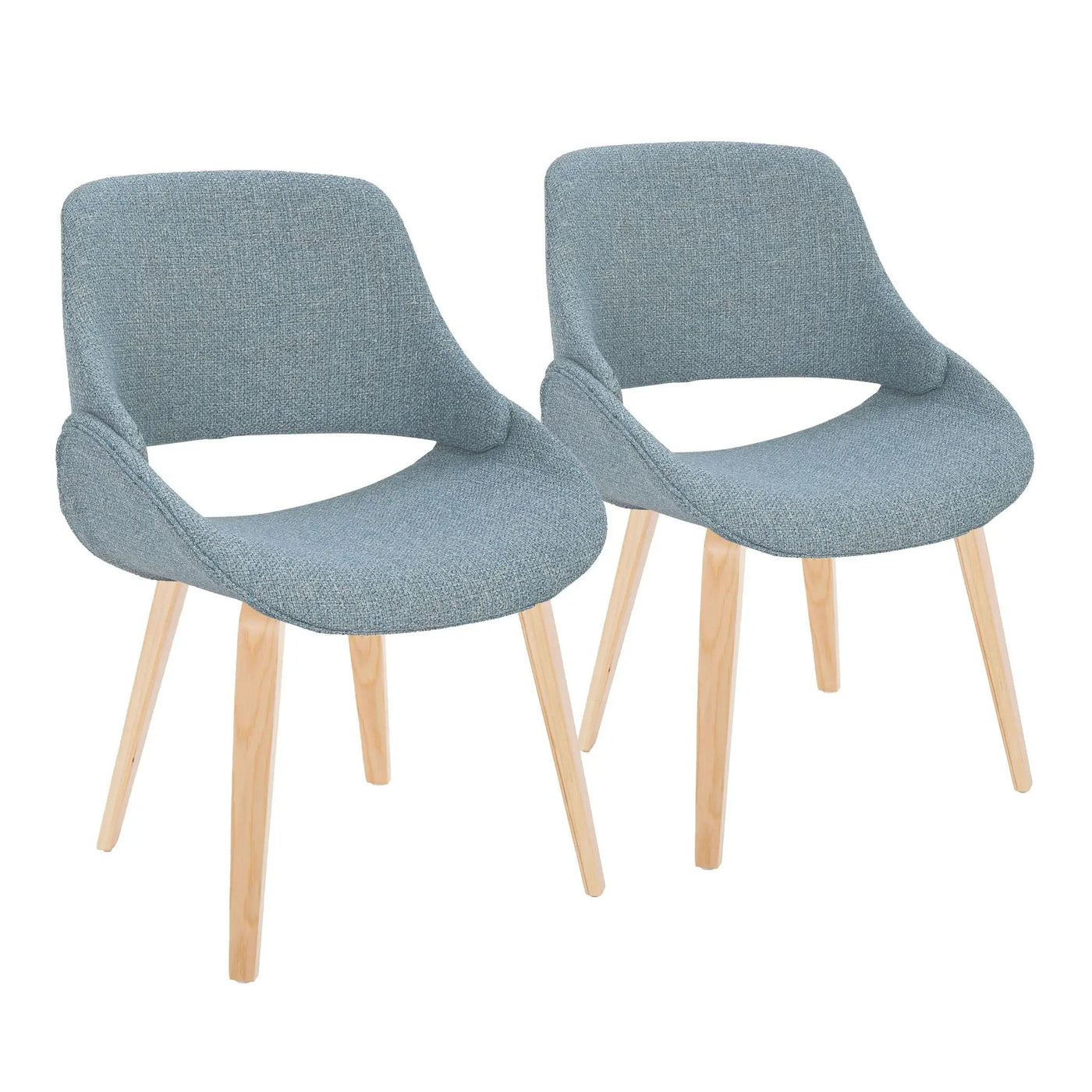 Fabrico - Mid-Century Modern Style Dining Chair (Set of 2) by HouseOfZazla
