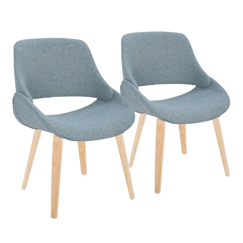 Fabrico - Mid-Century Modern Style Dining Chair (Set of 2) by HouseOfZazla