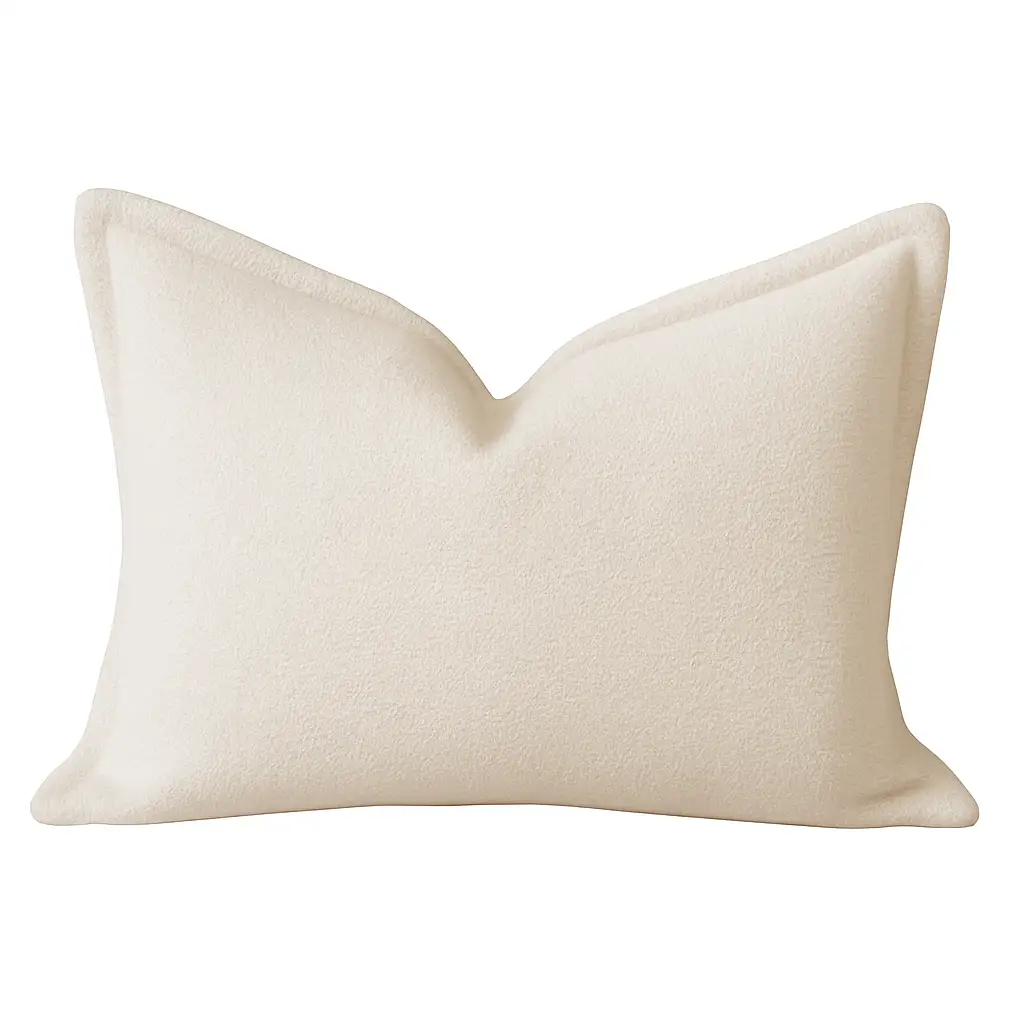 Homey Cozy Soft Pillow in Ivory by HouseOfZazla
