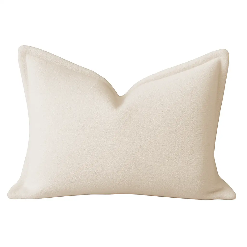 Homey Cozy Soft Pillow in Ivory by HouseOfZazla