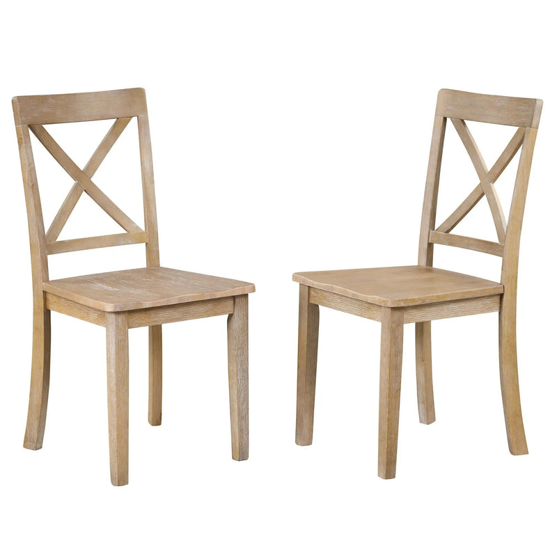 Modern Dining Table Set For 4, Round Table And 4 Kitchen Room Chairs, 5 Piece Kitchen Table Set For Dining Room, Dinette, Breakfast Nook by HouseOfZazla