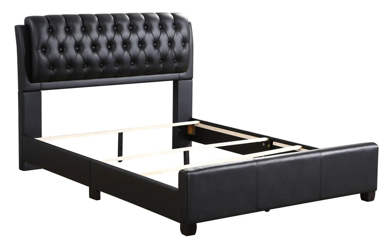 Tufted Upholstered Bed by Unique Piece Furniture