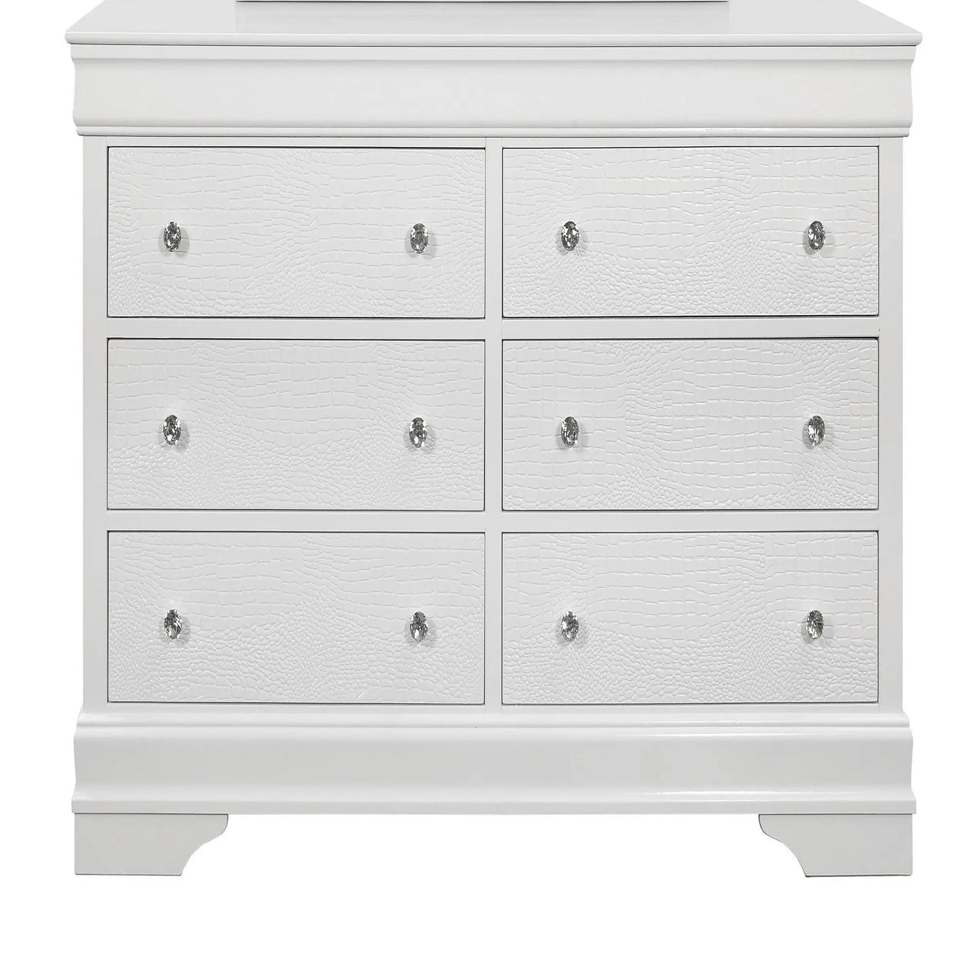 Shaker - Crocodile Metallic Dresser by Unique Piece Furniture
