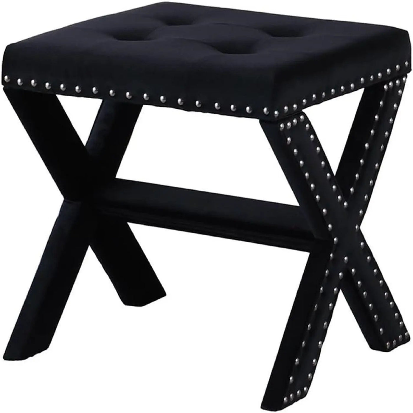 Upholstered Accent Bench With Nailhead Trim by HouseOfZazla