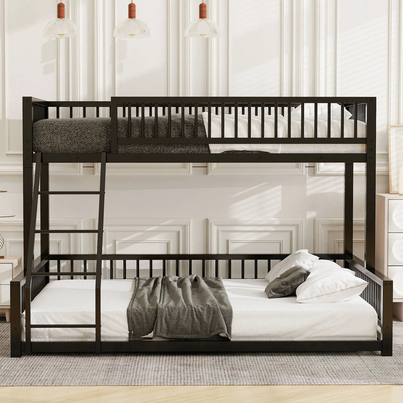 Bunk Bed With Ladder And Safety Guardrails by HouseOfZazla