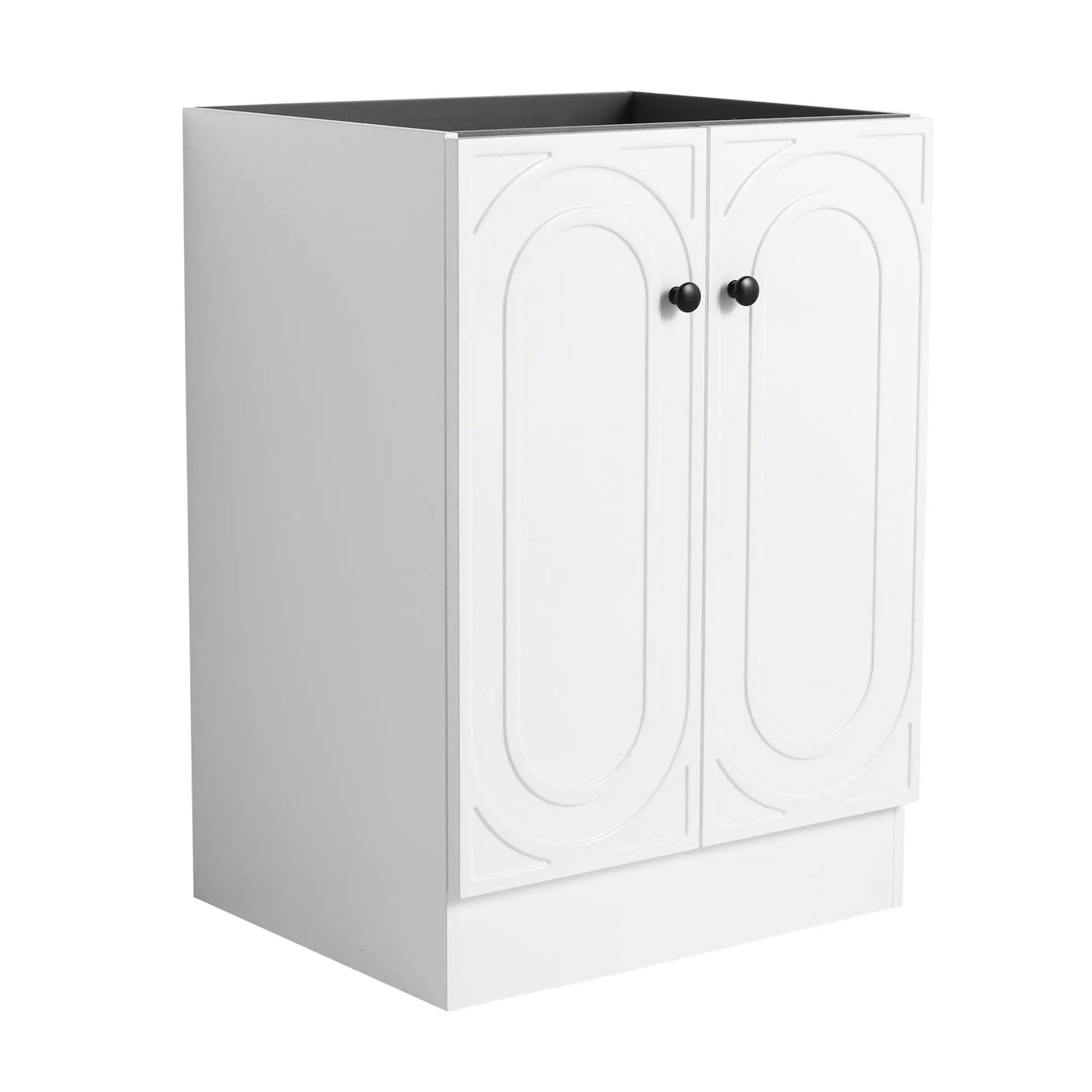 Modern Freestanding Bathroom Vanity With Soft Close Cabinet Doors by HouseOfZazla