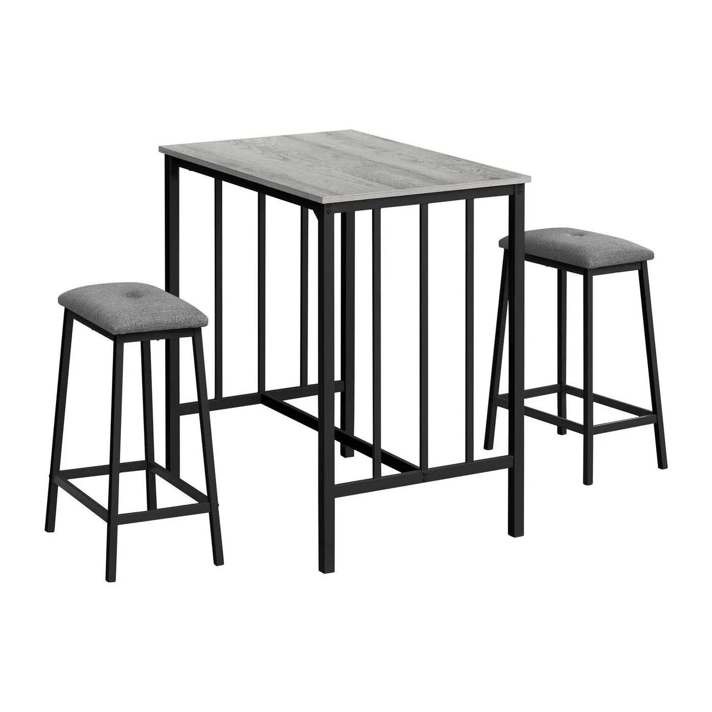 3 Pieces Dining Set, Counter Height, Rectangular, Small, Contemporary & Modern by Unique Piece Furniture