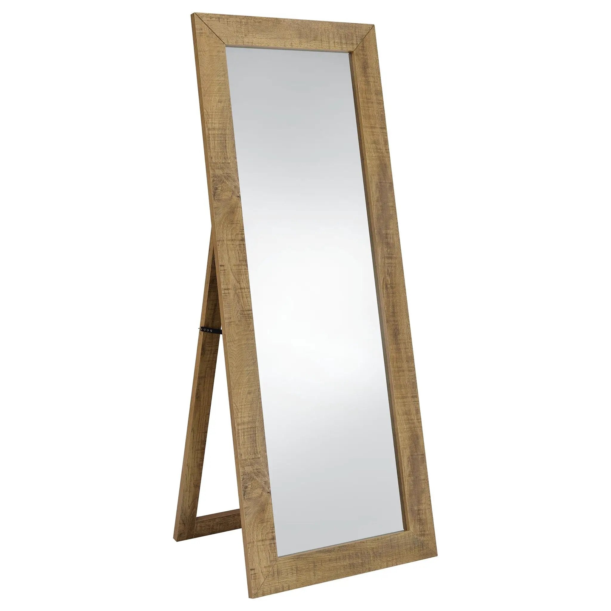 Cadence Tempered Glass Full Length Standing Mirror Mango by Unique Piece Furniture