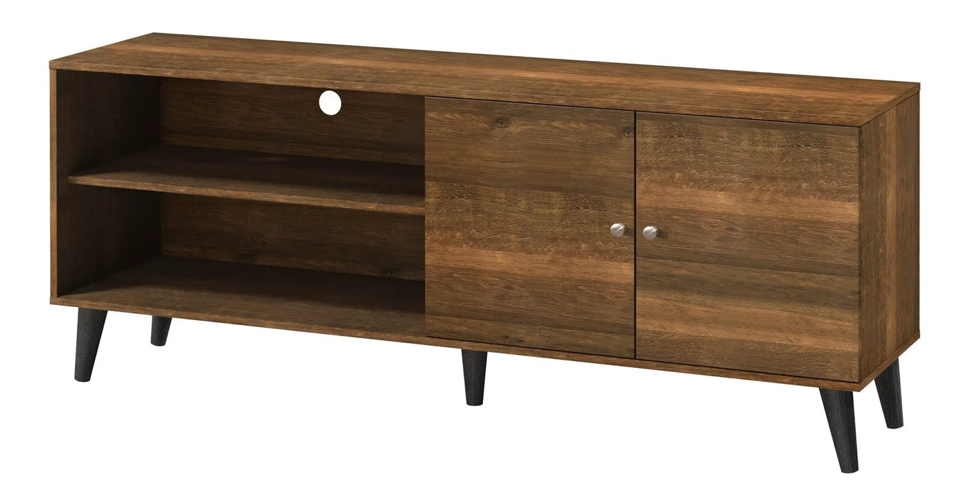 Amidon - TV Stand, With 2 Storage Shelves And 1 Cabinet by Unique Piece Furniture