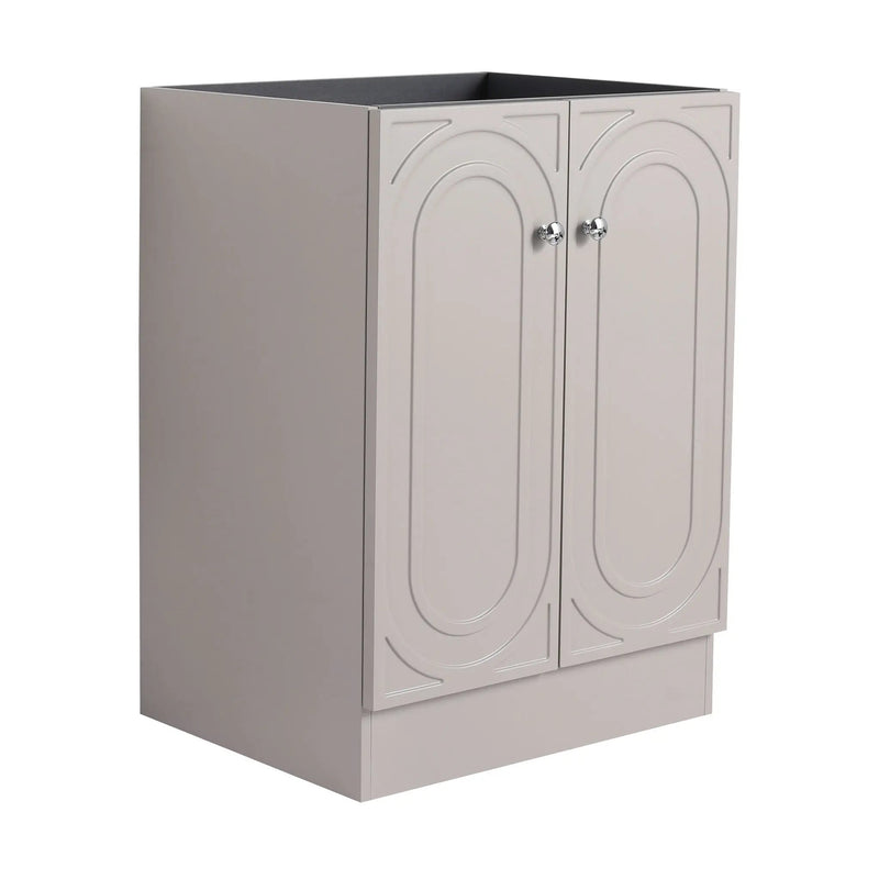 Modern Freestanding Bathroom Vanity With Soft Close Cabinet Doors by HouseOfZazla