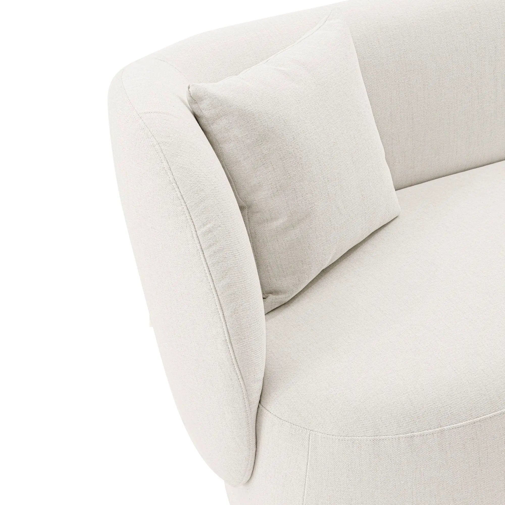 Siri - Upholstered Sofa - Cream by HouseOfZazla