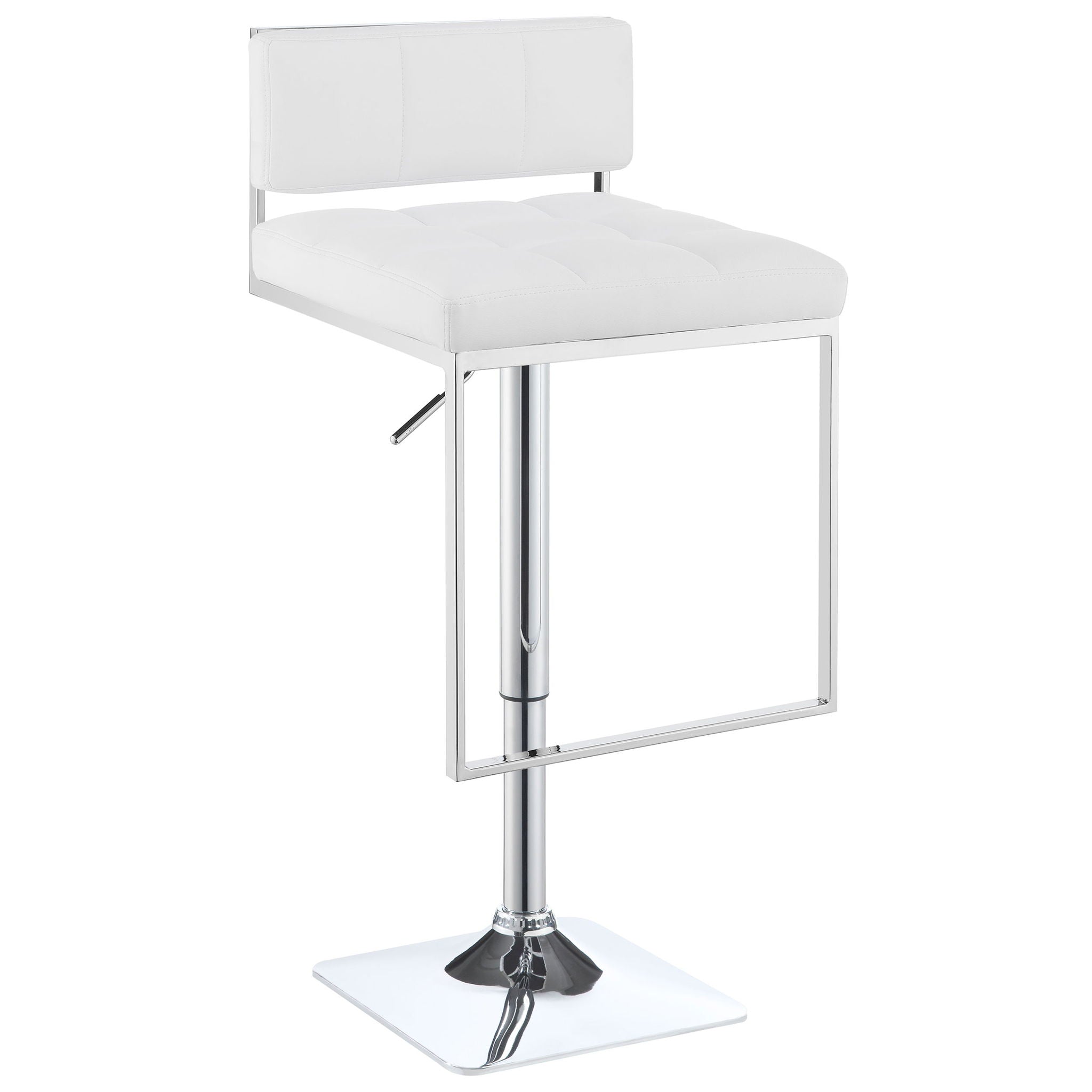 Alameda - Adjustable Bar Stool - White by HouseOfZazla