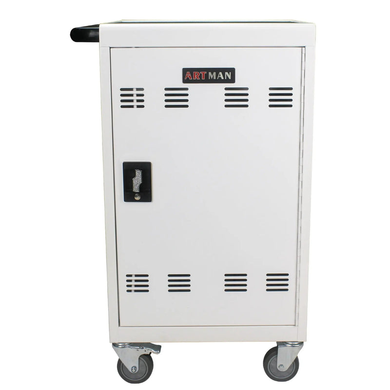 Mobile Charging Cart Station for Chromebook, Tablet and Laptop Computer with Power Strip Included by HouseOfZazla