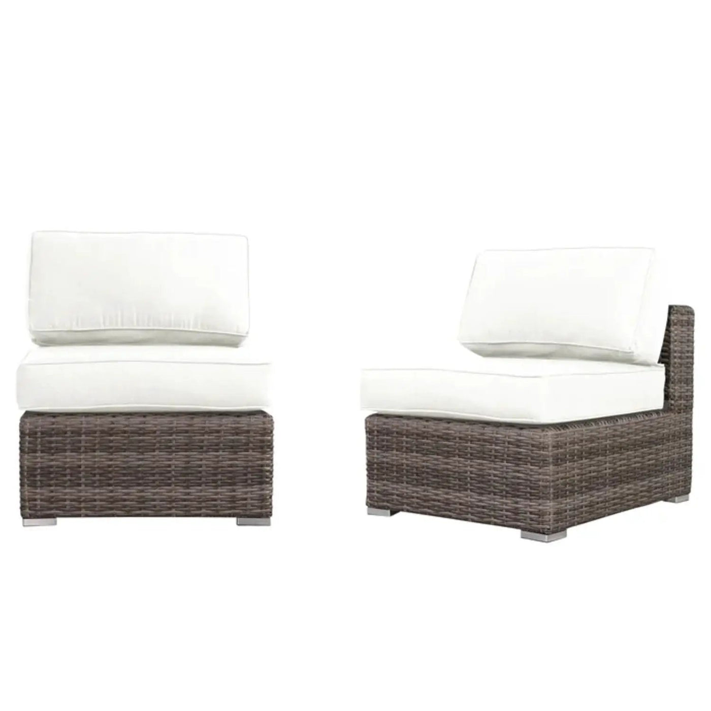 Armless Patio Chair With Cushions by HouseOfZazla