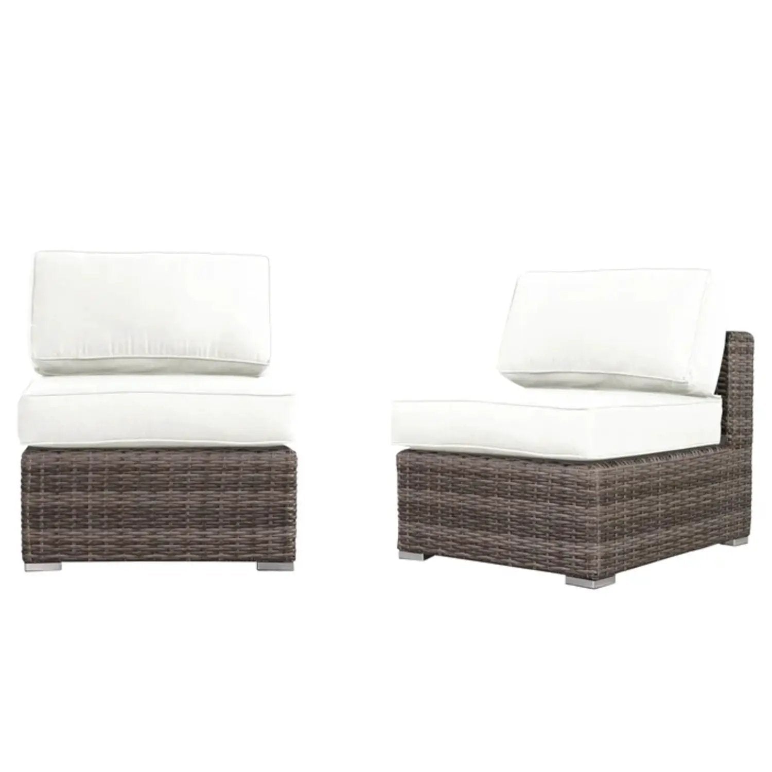 Armless Patio Chair With Cushions by HouseOfZazla
