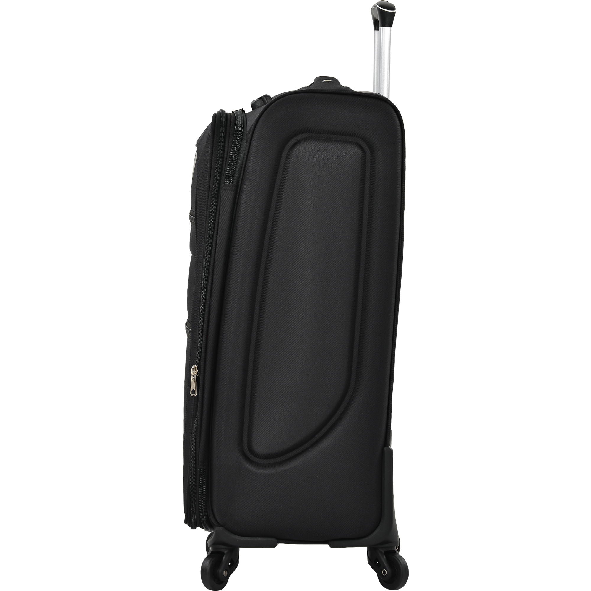 Softside Luggage Expandable 3 Piece Set Suitcase Upright Spinner Softshell Lightweight Luggage Travel Set by HouseOfZazla