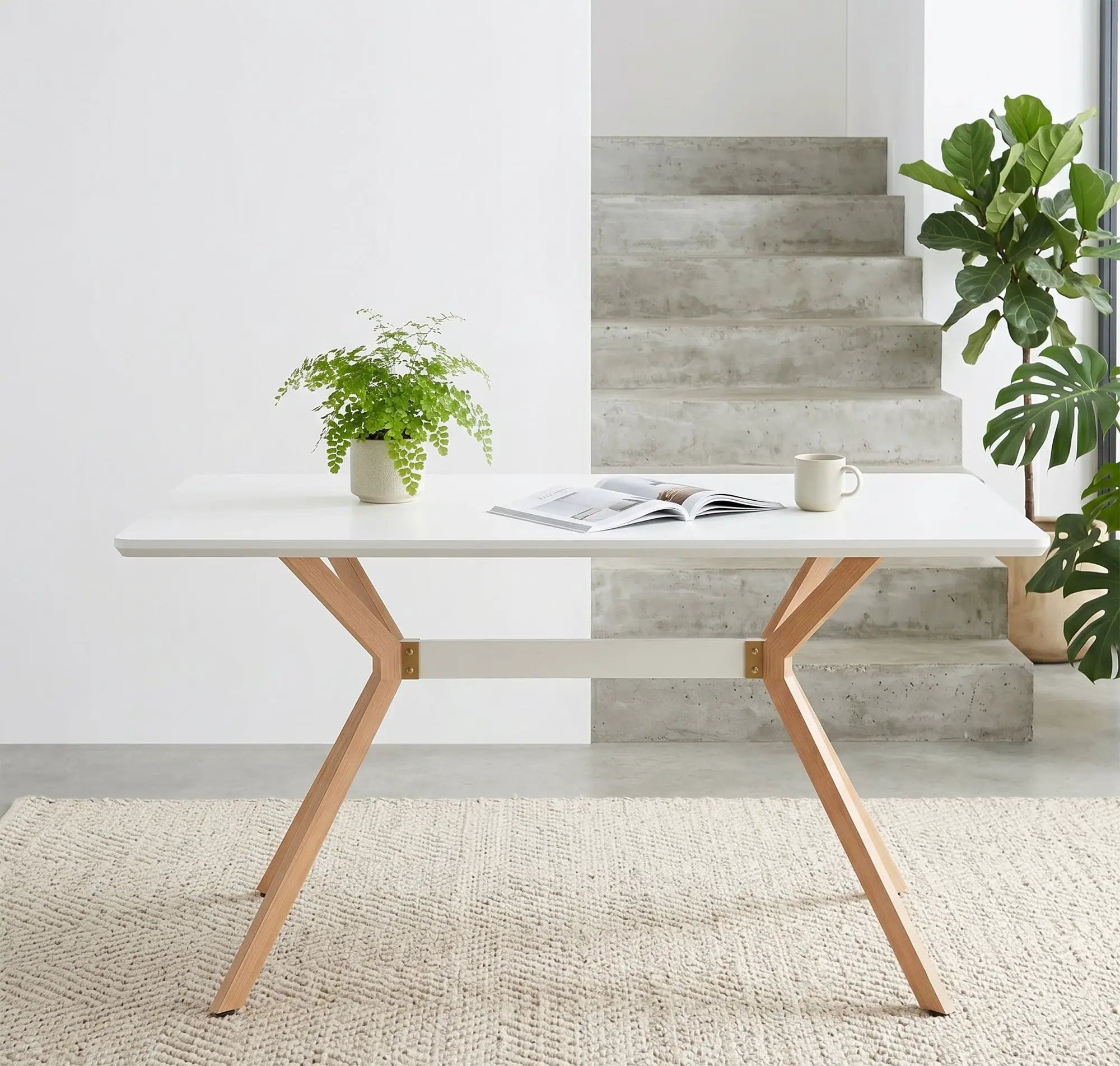 Modern Minimalist Style Dining Table by HouseOfZazla