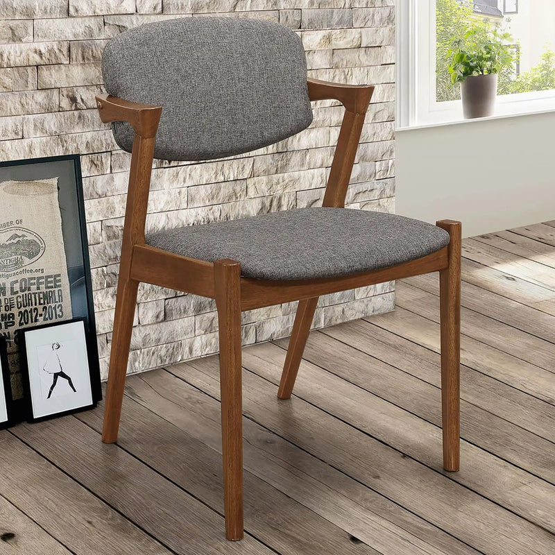 Modern Dining Chair And Zigzag Arm Design (Set of 2) by HouseOfZazla